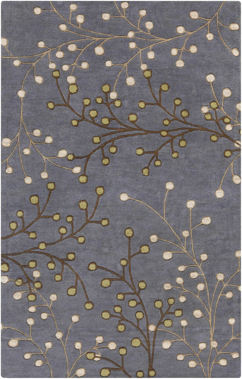 Elsu Brown Beige Wool Rug by Boutique Rugs
