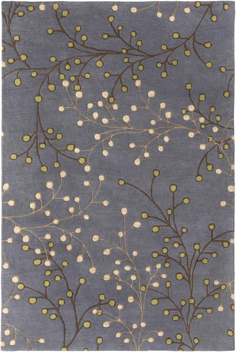 Elsu Brown Beige Wool Rug by Boutique Rugs