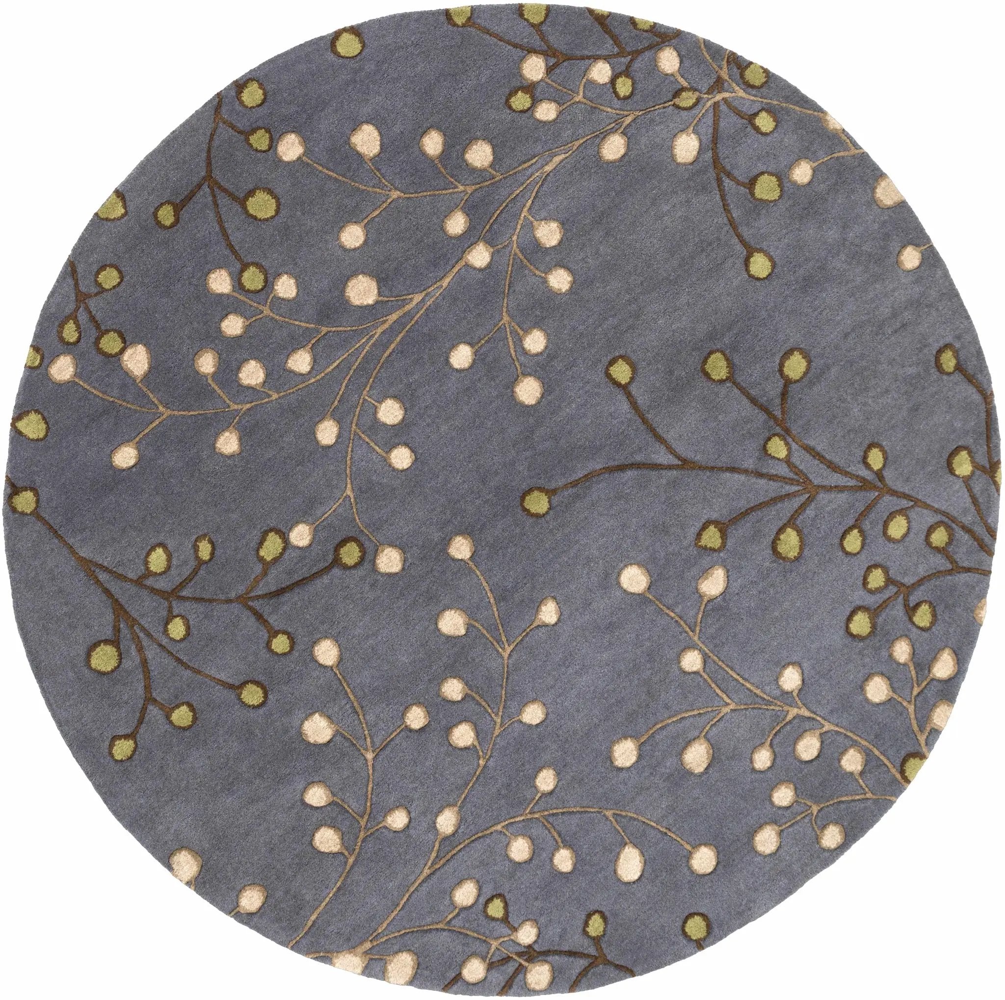 Elsu Brown Beige Wool Rug by Boutique Rugs