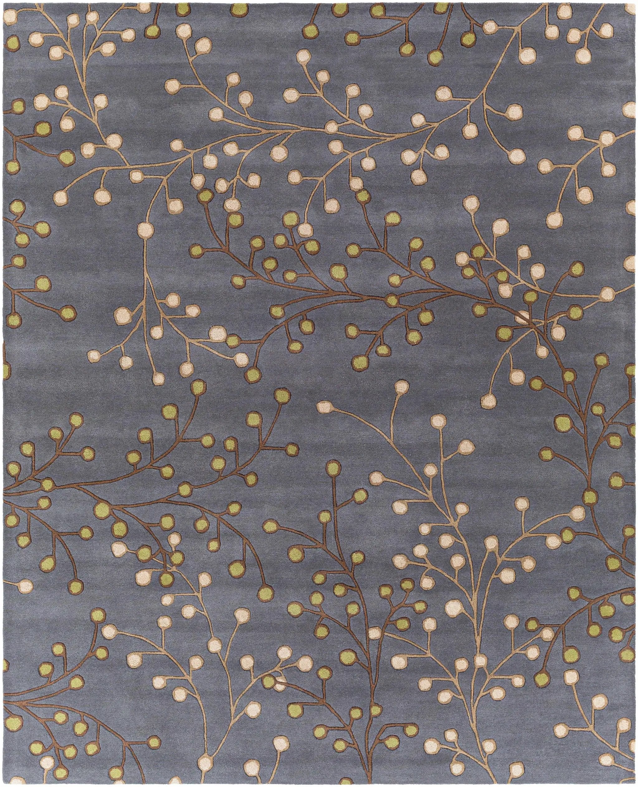 Elsu Brown Beige Wool Rug by Boutique Rugs