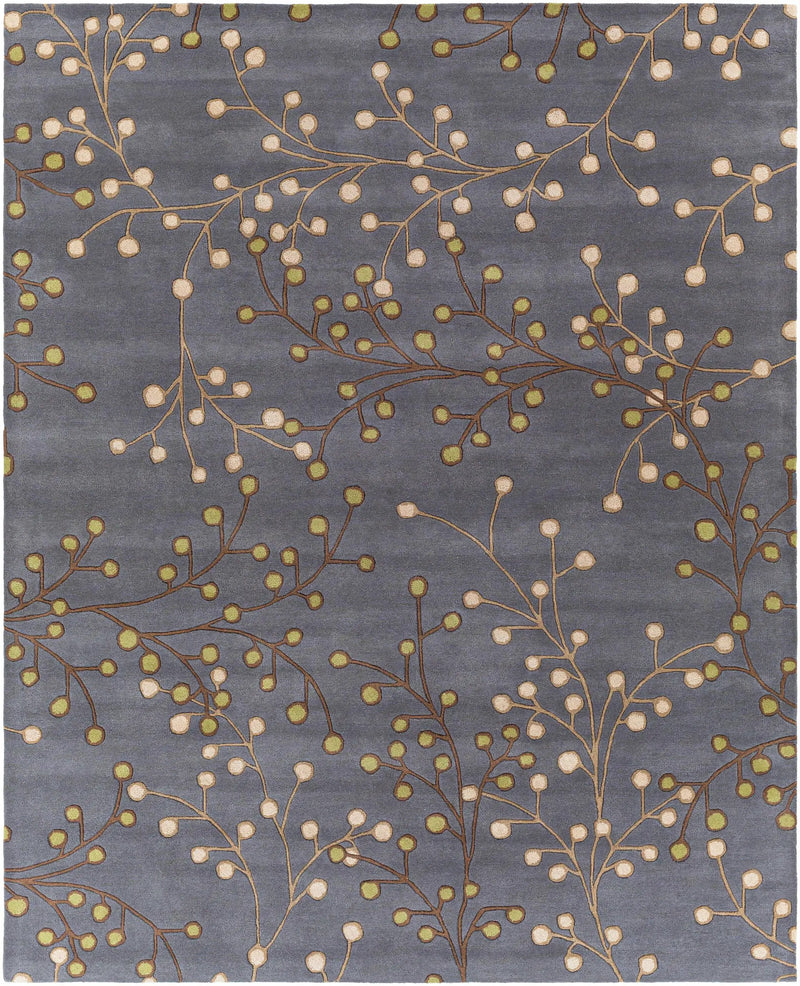 Elsu Brown Beige Wool Rug by Boutique Rugs