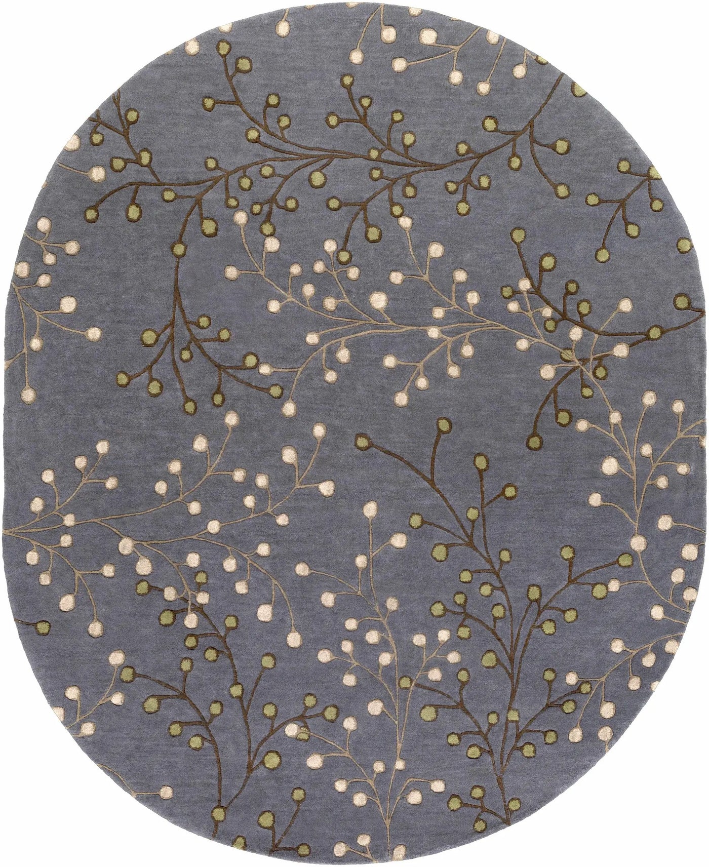 Elsu Brown Beige Wool Rug by Boutique Rugs