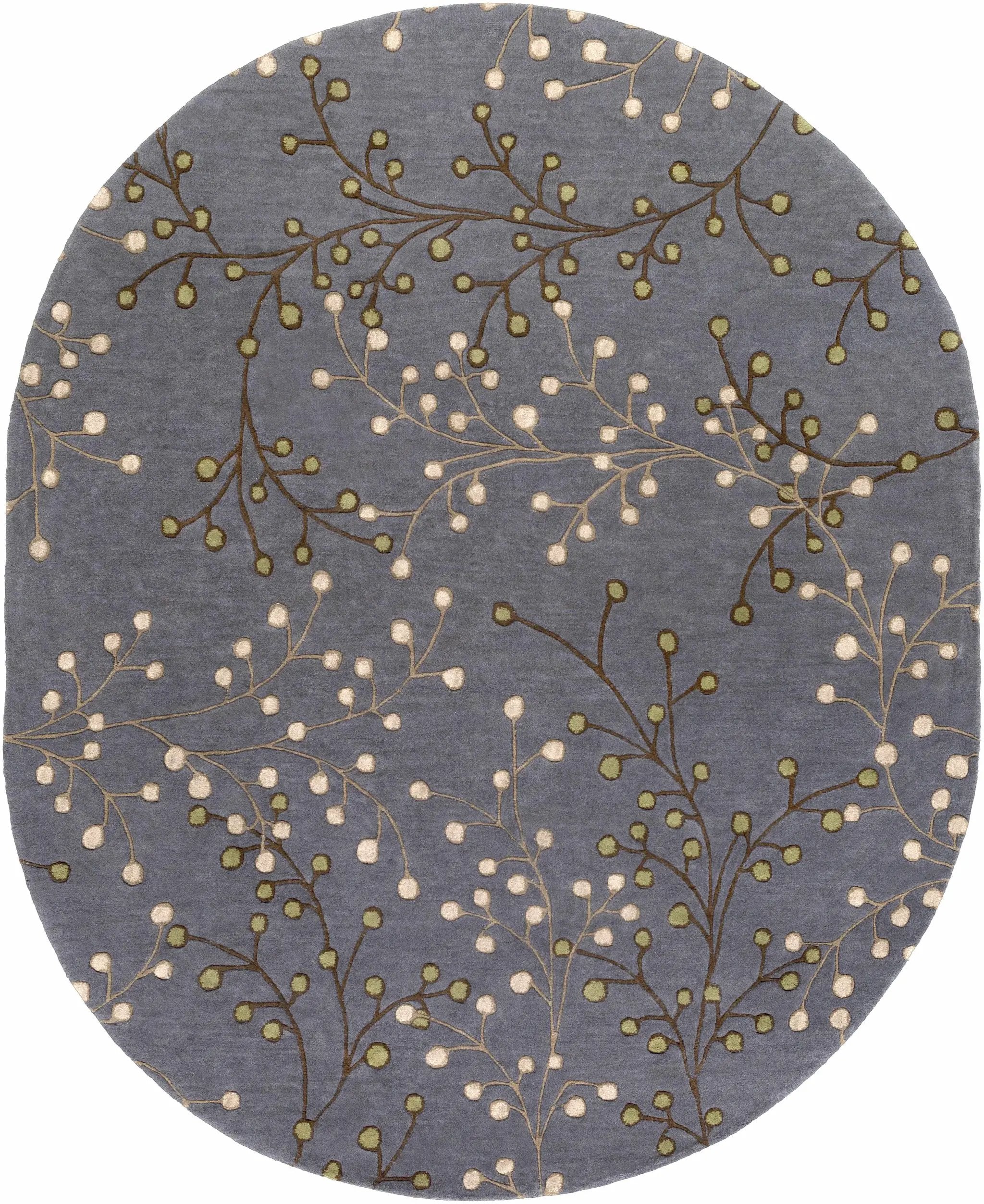 Elsu Brown Beige Wool Rug by Boutique Rugs