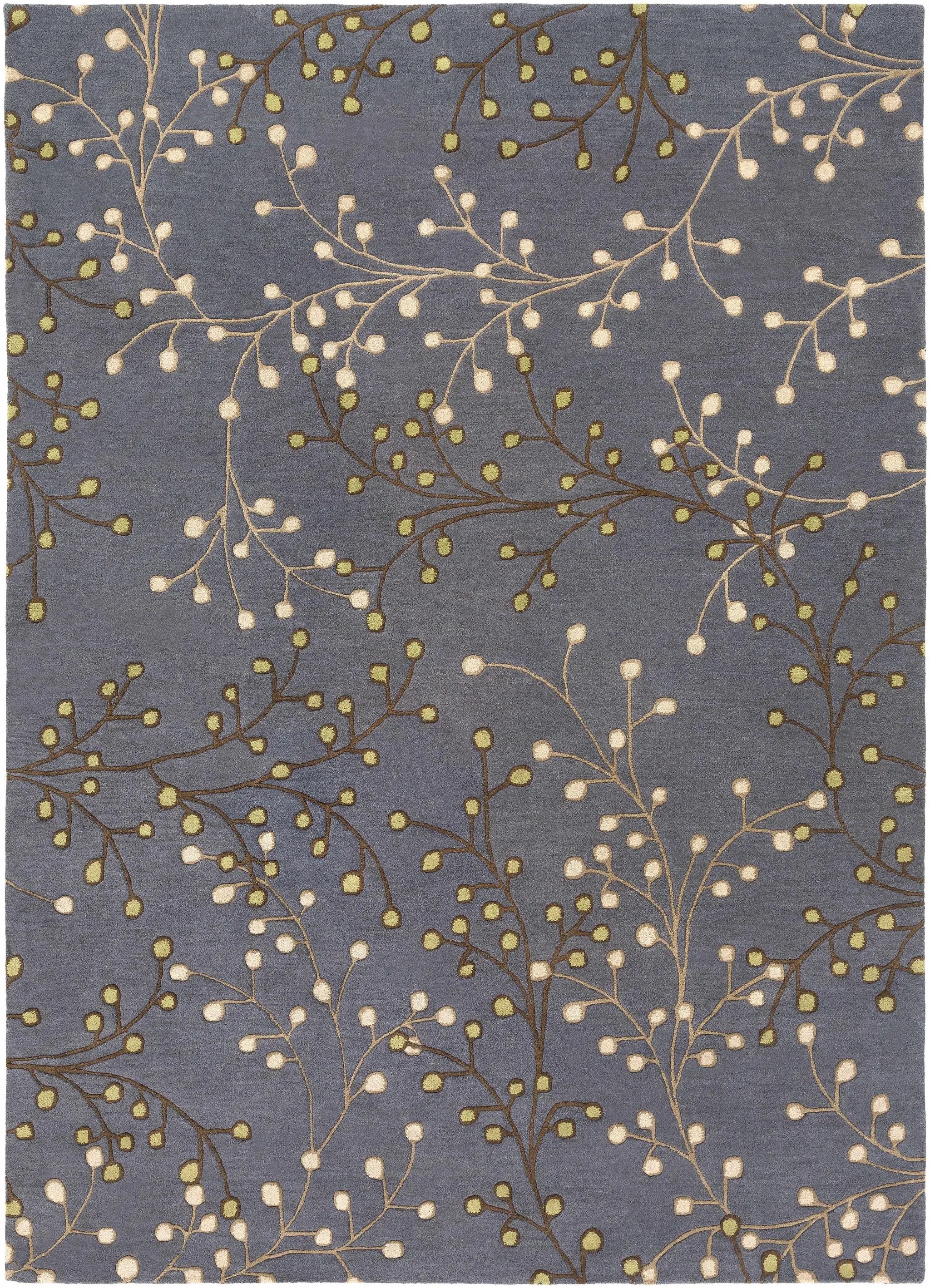 Elsu Brown Beige Wool Rug by Boutique Rugs
