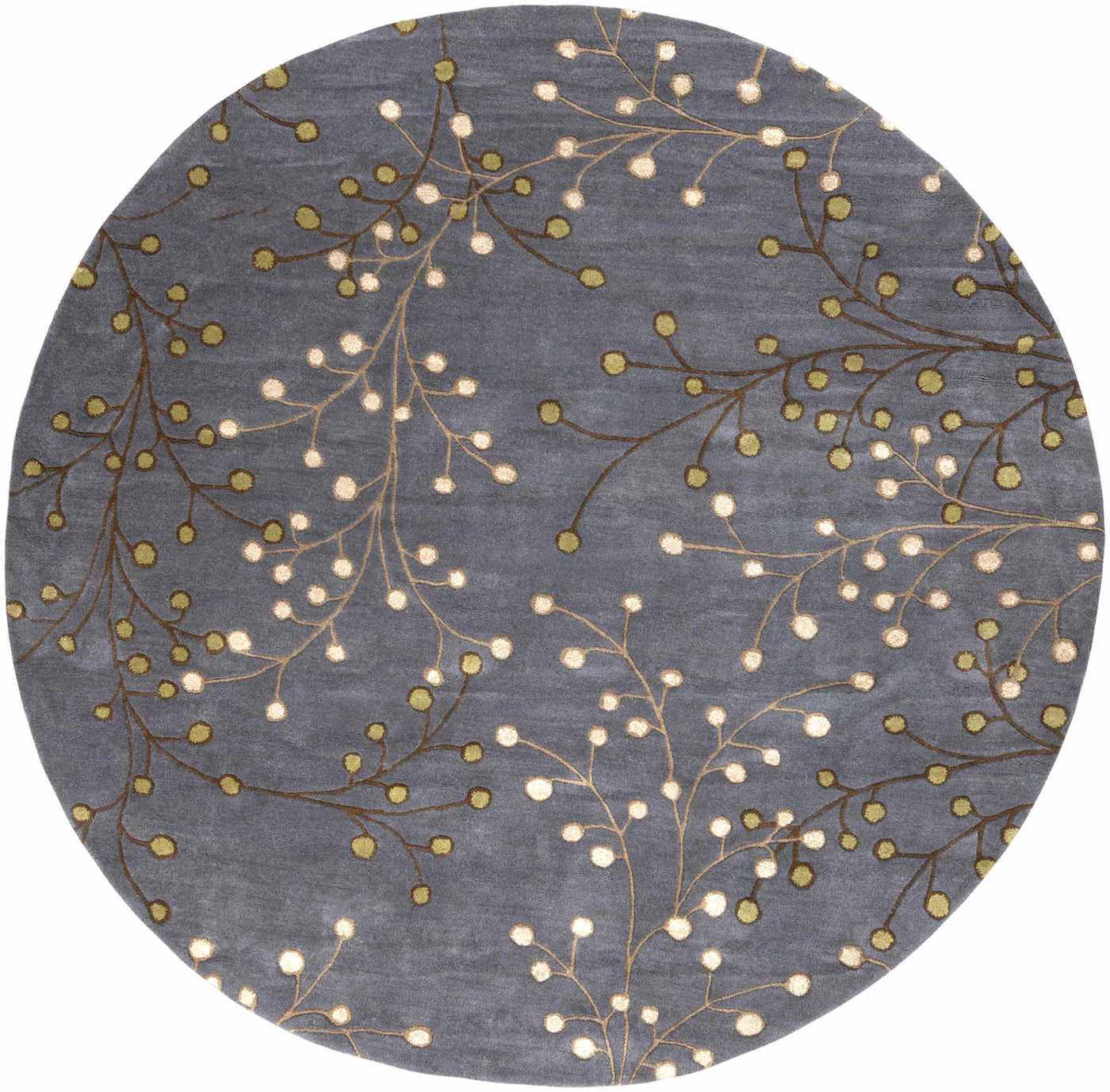Elsu Brown Beige Wool Rug by Boutique Rugs