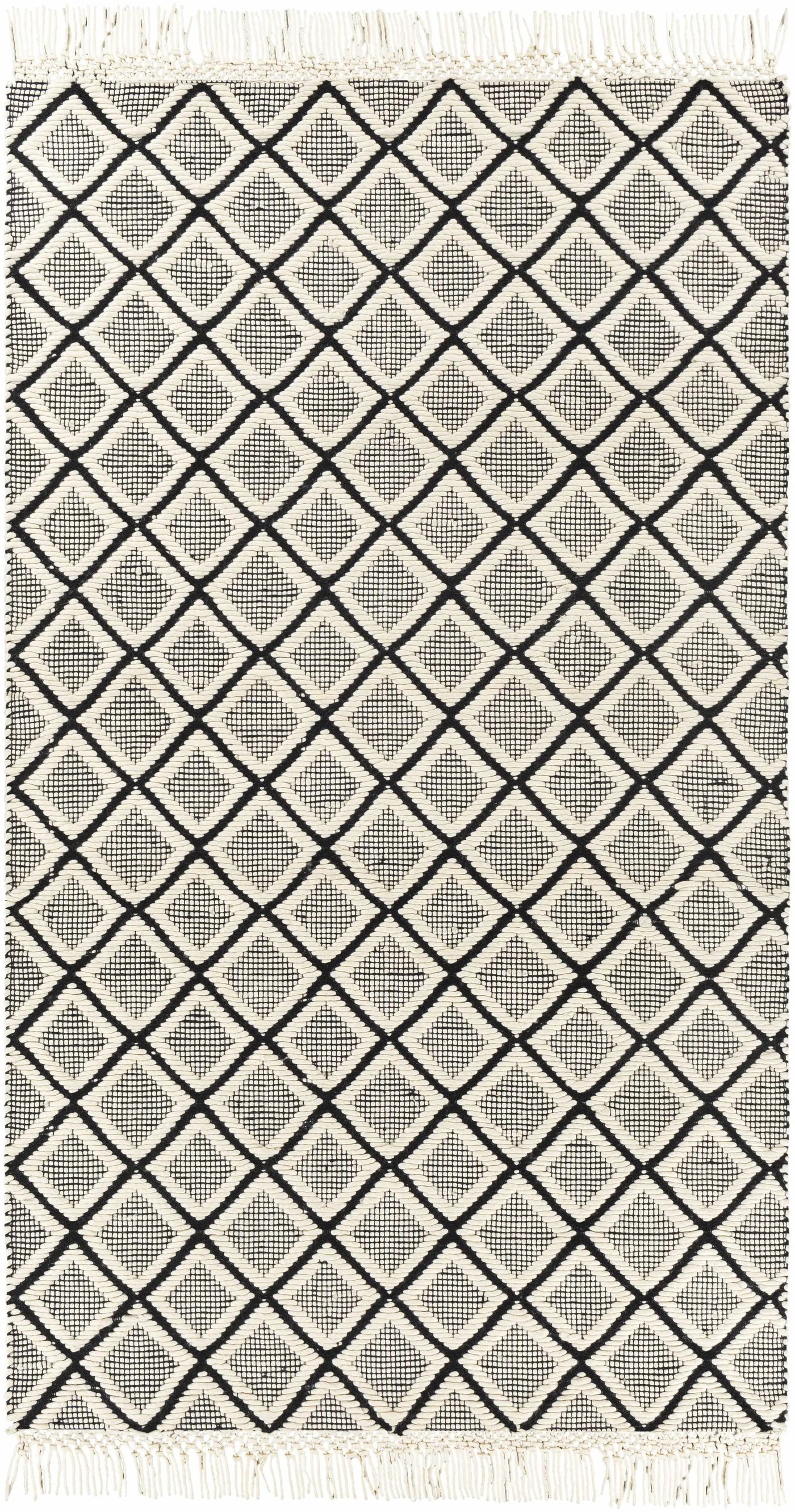 Maria Textured Hand Woven Wool Rug - Clearance by Boutique Rugs
