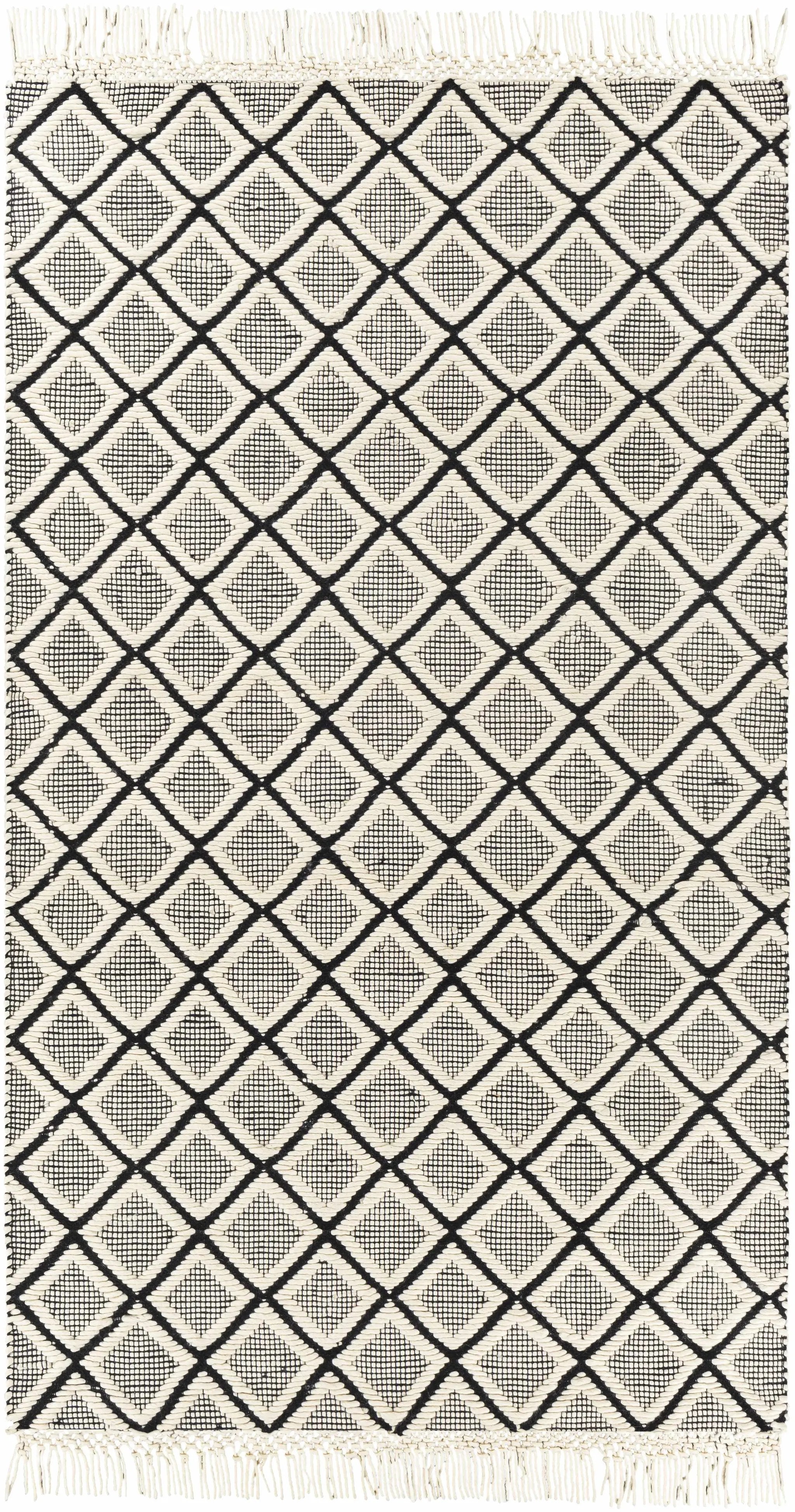 Maria Textured Hand Woven Wool Rug - Clearance by Boutique Rugs