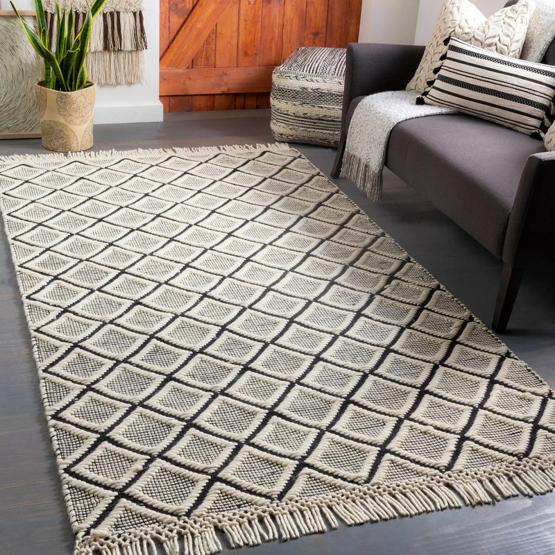 Maria Textured Hand Woven Wool Rug - Clearance by Boutique Rugs