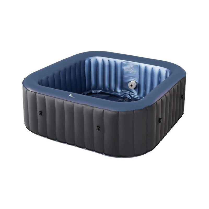 MSpa Tekapo Comfort Series Six-Person Inflatable Square Bubble Spa Hot Tub With 132 Bubble Jets [C-TE062] (SAK80641) by SAKSBY WHOLESALE