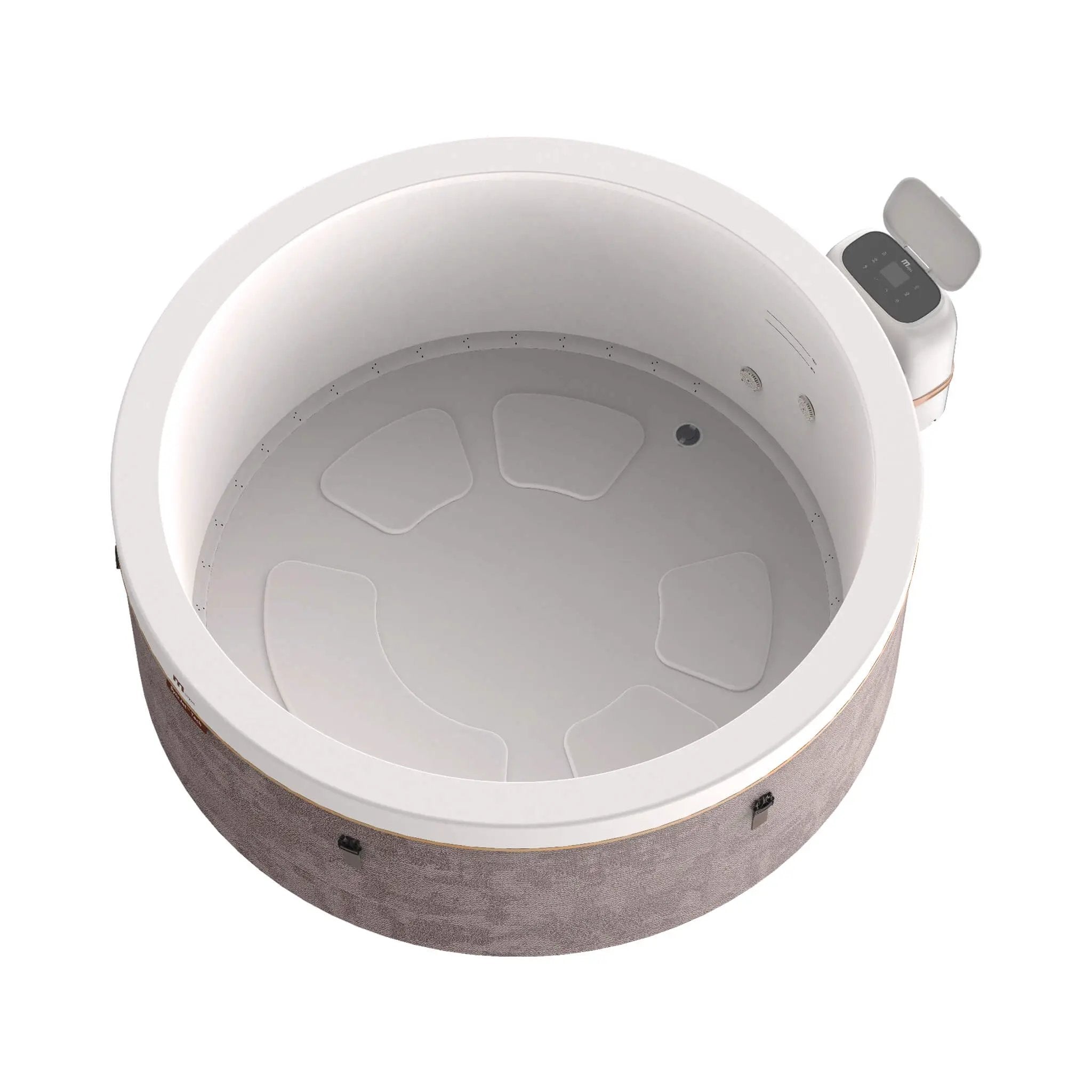 MSpa Cocoon Verto Series Six-Person Inflatable Round Hot Tub With Hydro Massage [F-CO063WE] (SAK50928) by SAKSBY WHOLESALE