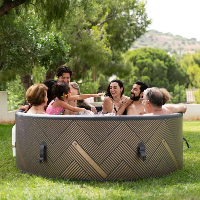 MSpa Mono Frame Series Luxury 6-Person Inflatable Round Hot Tub With WIFI Control [F-MO063W] (SAK75263) by SAKSBY WHOLESALE