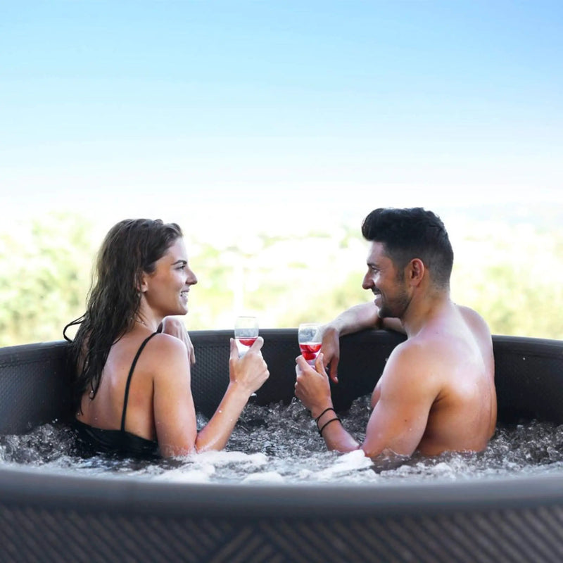 MSpa Mono Frame Series Luxury 6-Person Inflatable Round Hot Tub With WIFI Control [F-MO063W] (SAK75263) by SAKSBY WHOLESALE