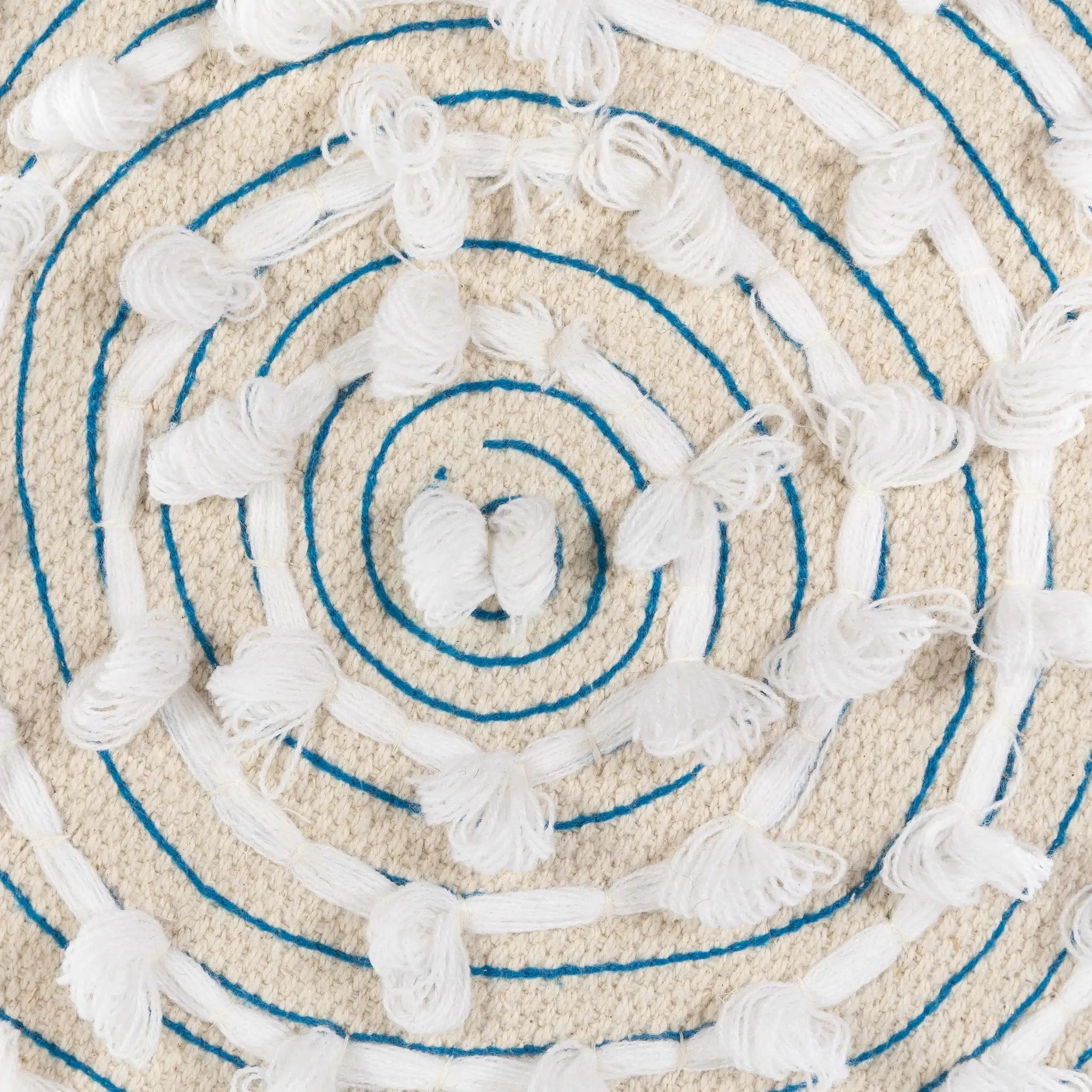 Matagami Beige Hand Woven Stool - Clearance by Boutique Rugs