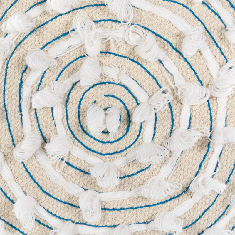 Matagami Beige Hand Woven Stool - Clearance by Boutique Rugs