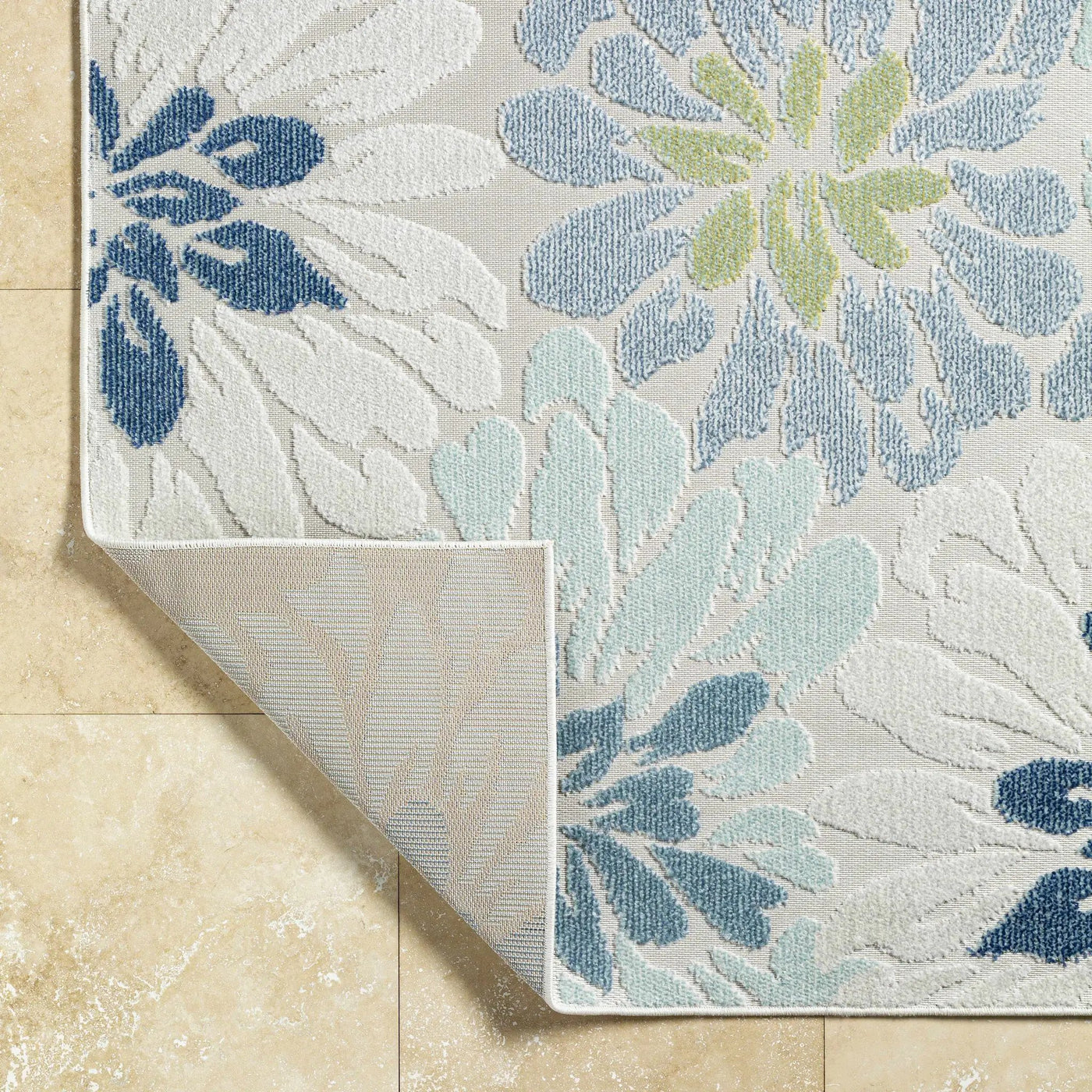 Minga Cream Outdoor Area Rug - Clearance by Boutique Rugs
