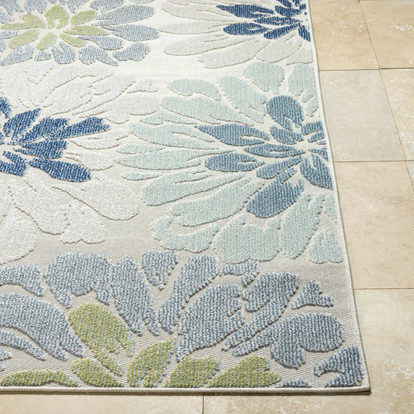 Minga Cream Outdoor Area Rug - Clearance by Boutique Rugs