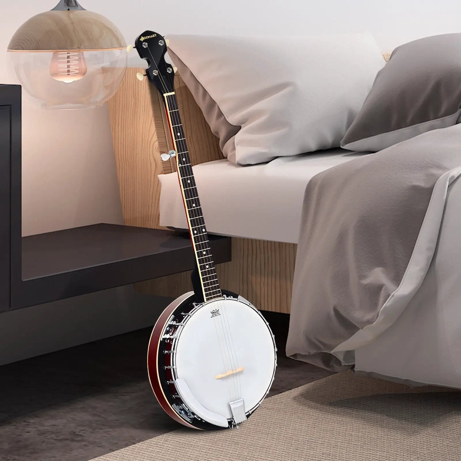 5-String Geared Tunable Banjo with case by DirectDeals