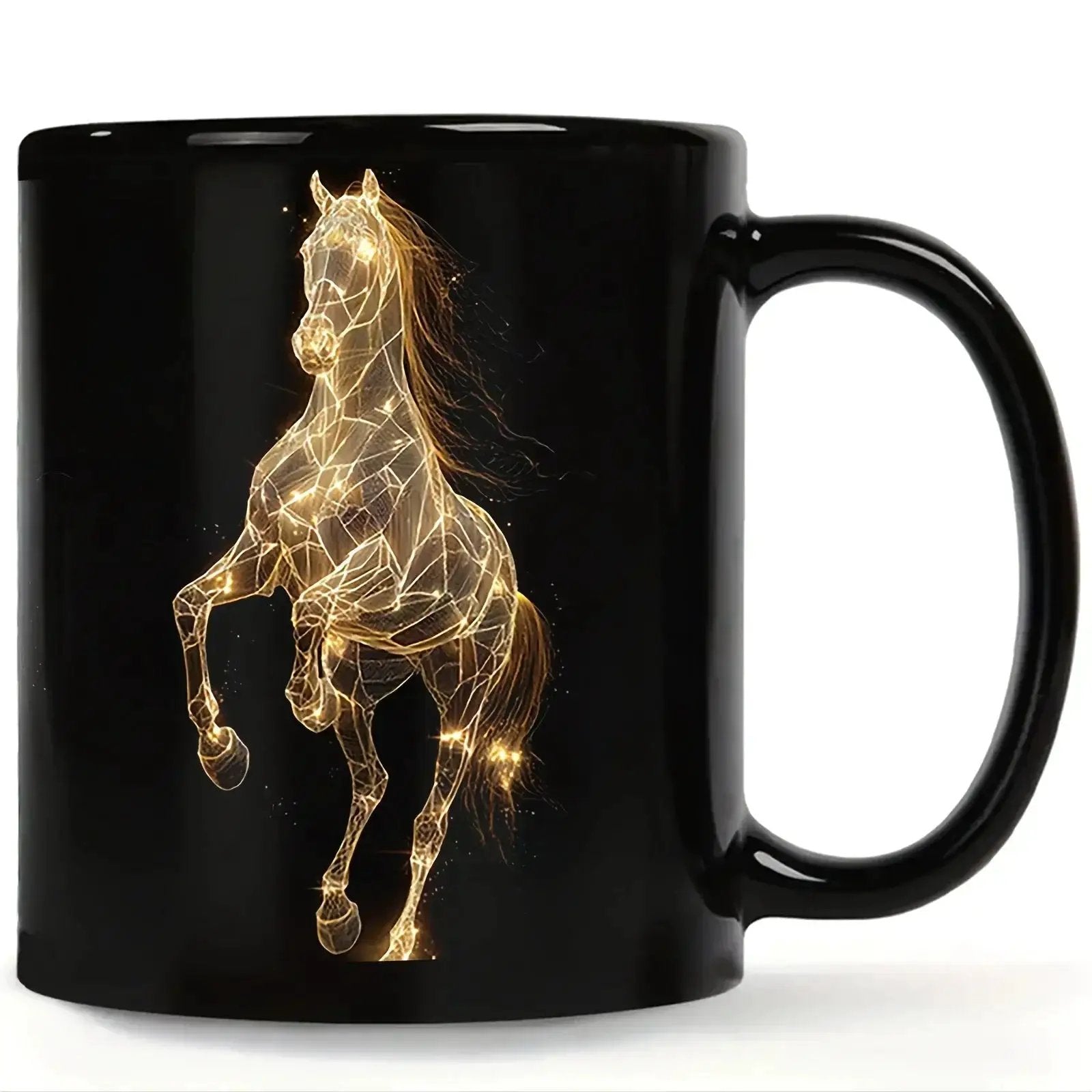 Mug - Dishwasher Safe Ceramic Golden by House Of Avana