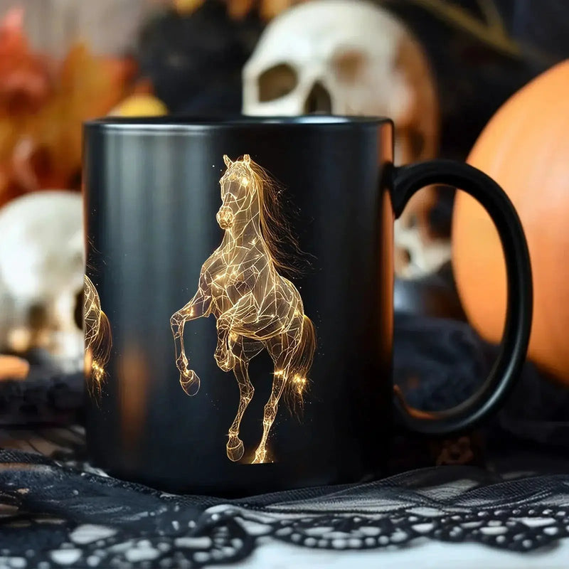 Mug - Dishwasher Safe Ceramic Golden by House Of Avana