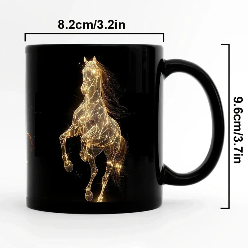 Mug - Dishwasher Safe Ceramic Golden by House Of Avana