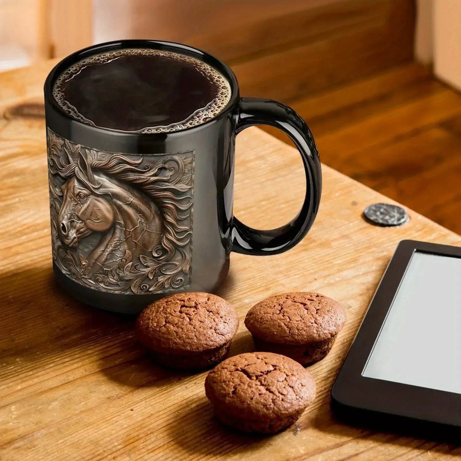 Mug - Horse Design Ceramic 11oz by House Of Avana