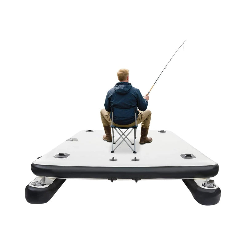 [05X08FT] Multi-Person Inflatable Floating Dock With Pump And D-Rings (SAK45918) by SAKSBY WHOLESALE