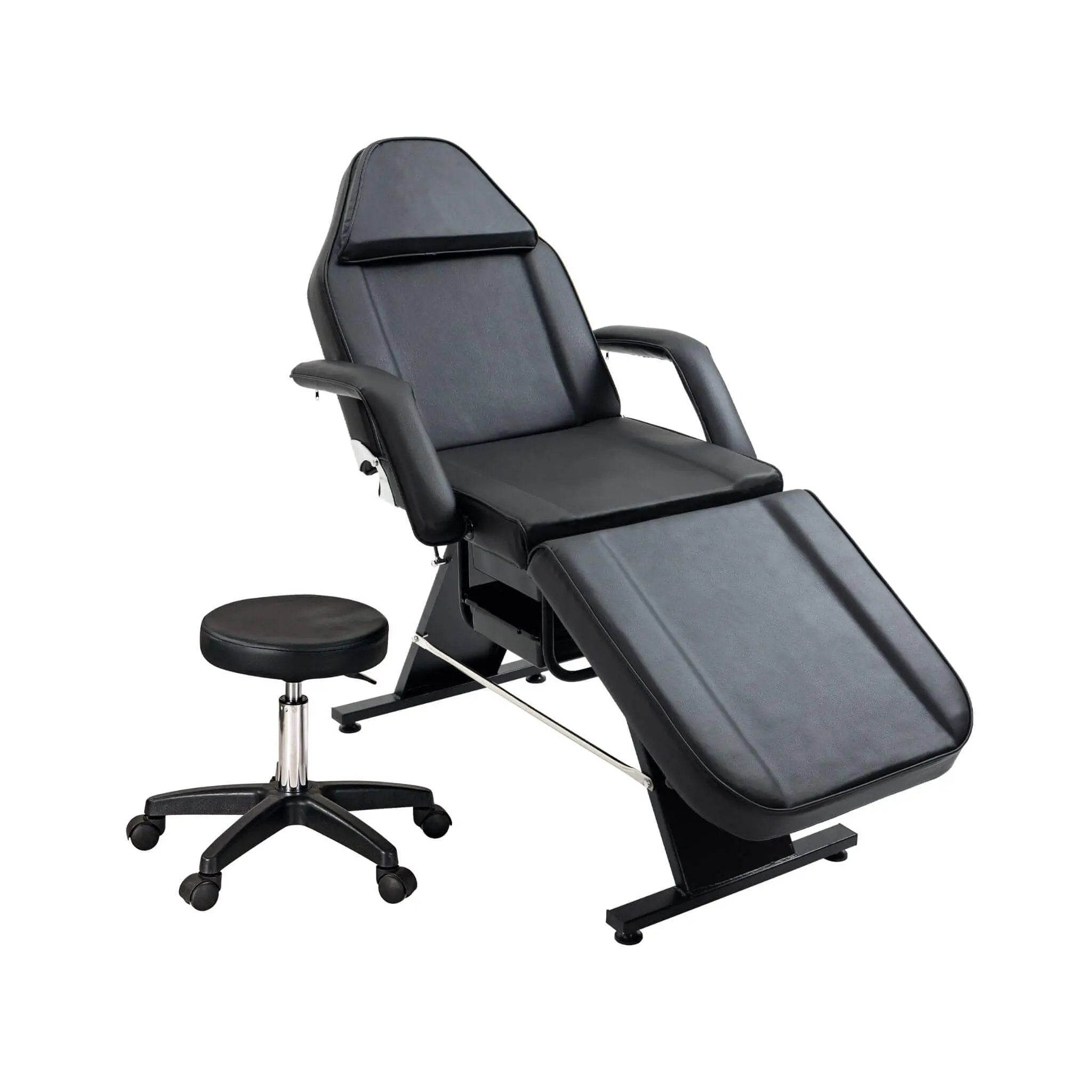 Multi-Purpose 3-Section Adjustable Massage Tattoo Chair With Stool (SAK35617) by SAKSBY WHOLESALE