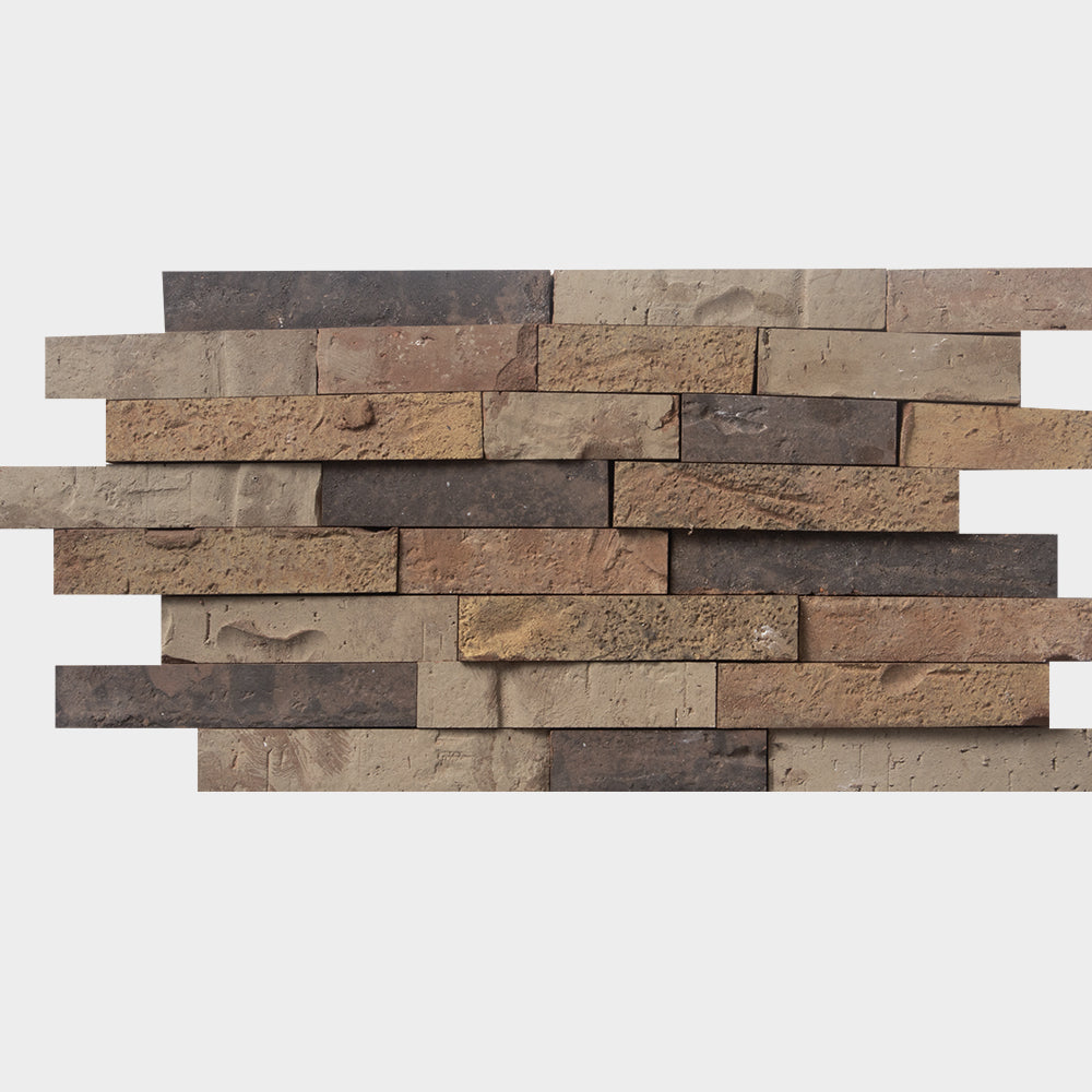 Multicolor Natural Strips Terracotta Mosaics 11 3/4x16 1/8 Terracotta Natural 12x18 Mosaics
