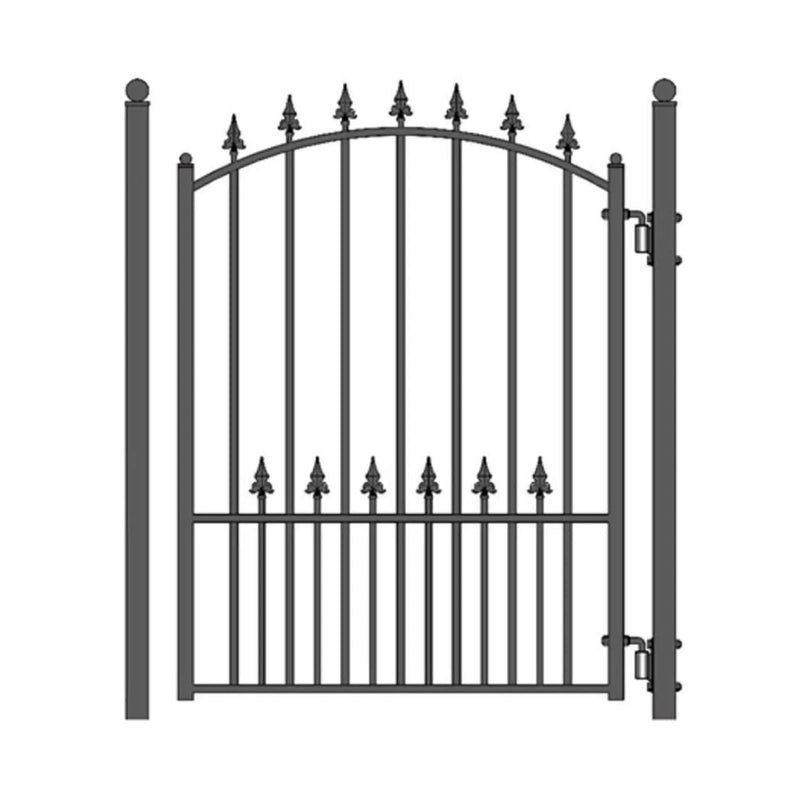 5FT Heavy-Duty Munich Powder-Coated Galvanized Steel Pedestrian Gate (SAK35824) by SAKSBY WHOLESALE