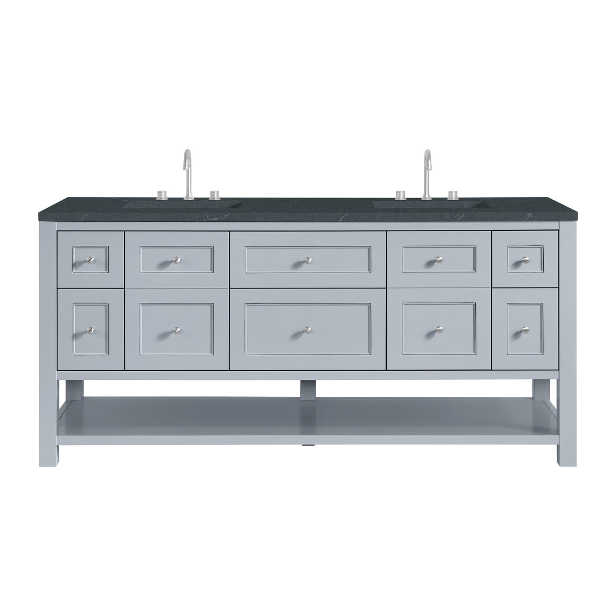 James Martin Breckenridge 72" Double Bathroom Vanity, Serenity Blue, view 37