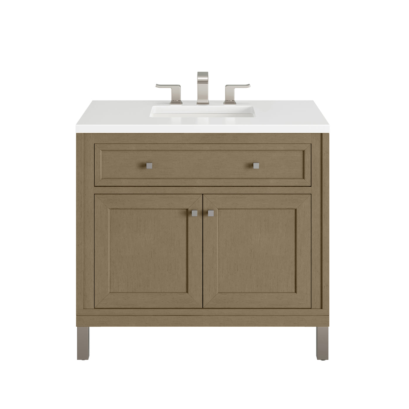 James Martin Chicago 36" Single Bathroom Vanity, Walnut Whisper by James Martin