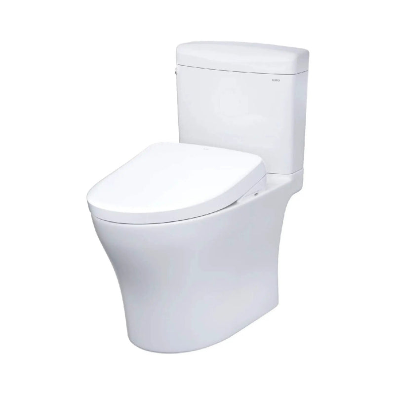 [MW4364736CEMFGN#01] TOTO Aquia IV Cube 1.28 GPF And 0.9 GPF Dynamax Tornado Flush Toilet With Washlet S7A Bidet Seat (SAK74285) by SAKSBY WHOLESALE