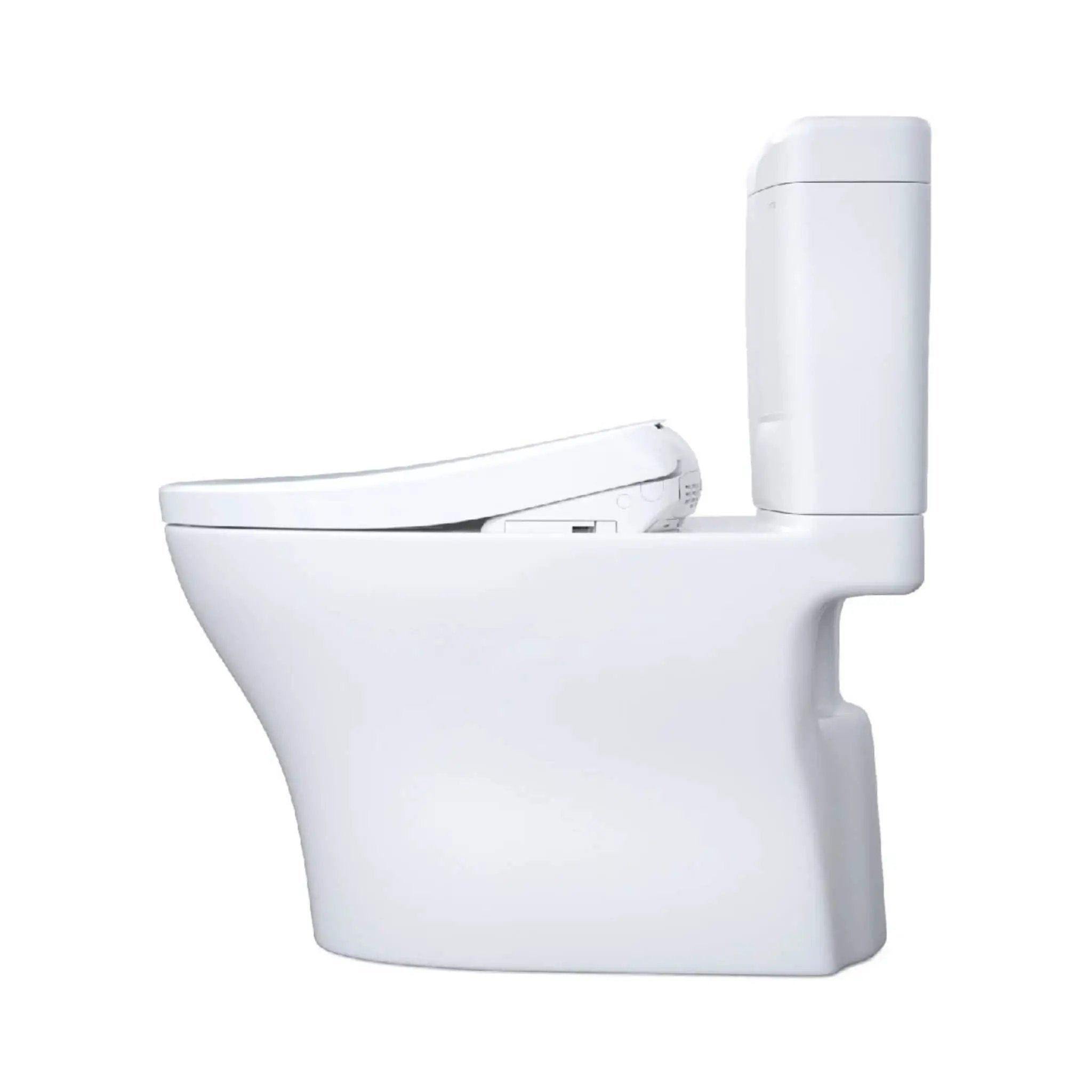 [MW4364736CEMFGN#01] TOTO Aquia IV Cube 1.28 GPF And 0.9 GPF Dynamax Tornado Flush Toilet With Washlet S7A Bidet Seat (SAK74285) by SAKSBY WHOLESALE