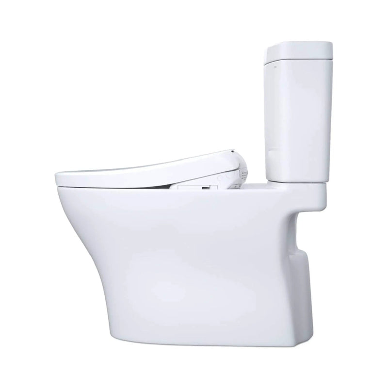 [MW4464726CEMFGN#01] TOTO Aquia IV Dual Flush Elongated Universal Height Toilet With Washlet S7 Bidet Seat (SAK53982) by SAKSBY WHOLESALE