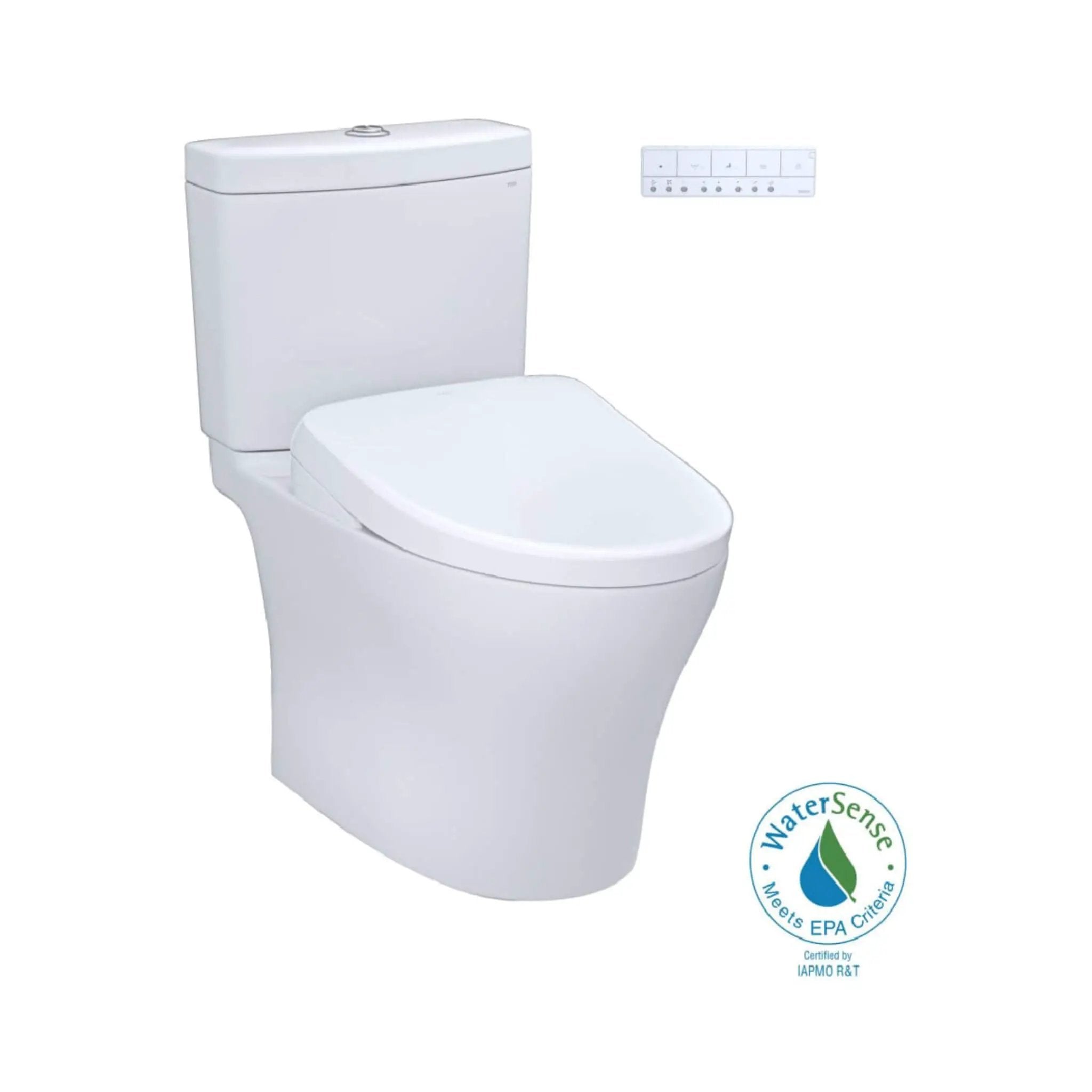 [MW4464736CEMFGN#01] TOTO Aquia IV Dual Flush Elongated Chair Height Toilet With Washlet S7A (SAK98062) by SAKSBY WHOLESALE