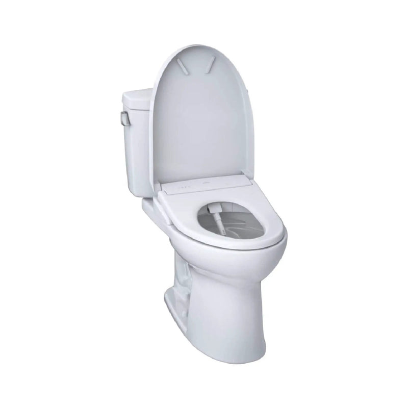 [MW4544726CEFG#01] TOTO Drake II 1.28 GPF Elongated Chair Height Toilet With Washlet S7 Bidet Seat (SAK29654) by SAKSBY WHOLESALE