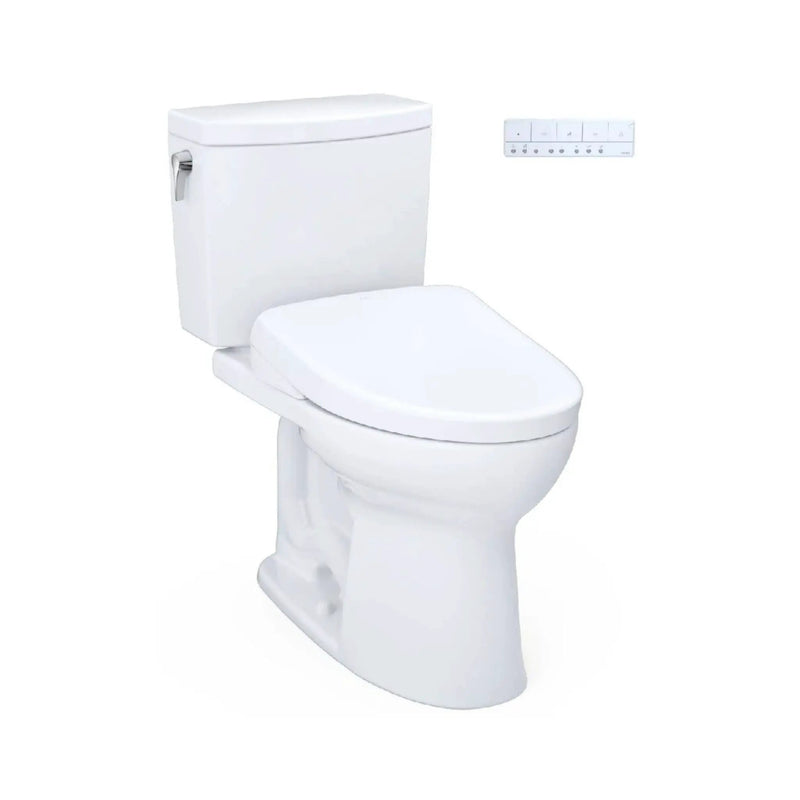[MW4544726CUFG#01] TOTO Drake II 1 GPF Elongated Chair Height Toilet With Washlet S7A Bidet Seat (SAK53152) by SAKSBY WHOLESALE