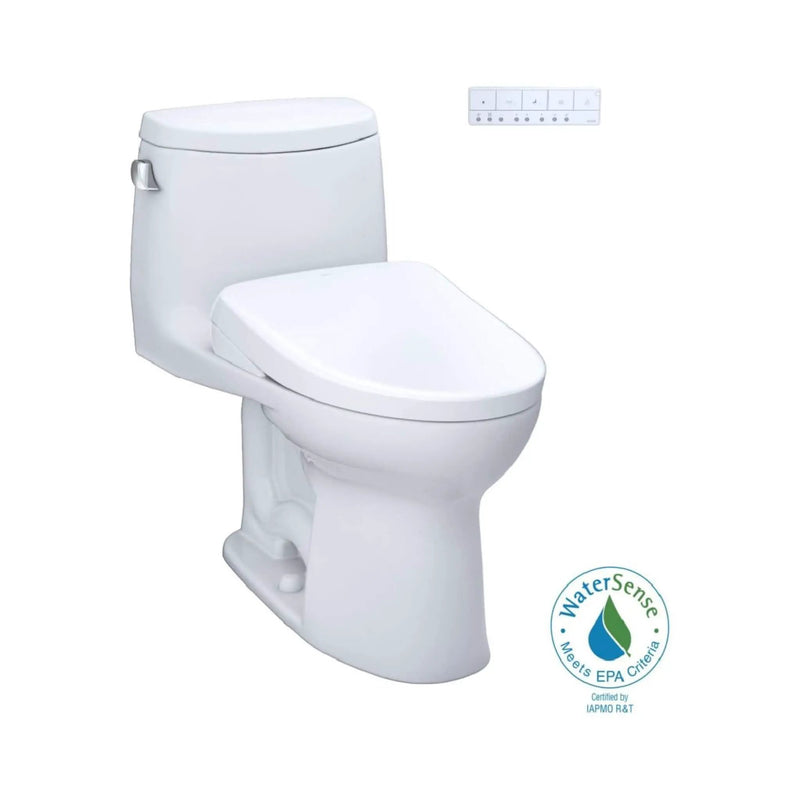 [MW6044726CEFG#01] TOTO Ultramax II 1.28 GPF One Piece Elongated Chair Height With Washlet S7 Bidet Seat Soft Close (SAK15913) by SAKSBY WHOLESALE