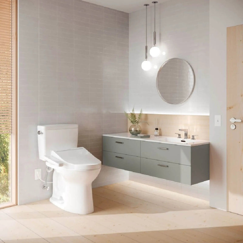 [MW7763074CEFG.10#01] TOTO Drake 1.28 GPF With Washlet C2 Elongated Bidet Toilet And 10" Rough In (SAK73915) by SAKSBY WHOLESALE