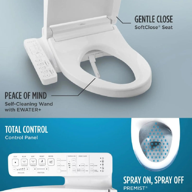 [MW7763074CEFG.10#01] TOTO Drake 1.28 GPF With Washlet C2 Elongated Bidet Toilet And 10" Rough In (SAK73915) by SAKSBY WHOLESALE