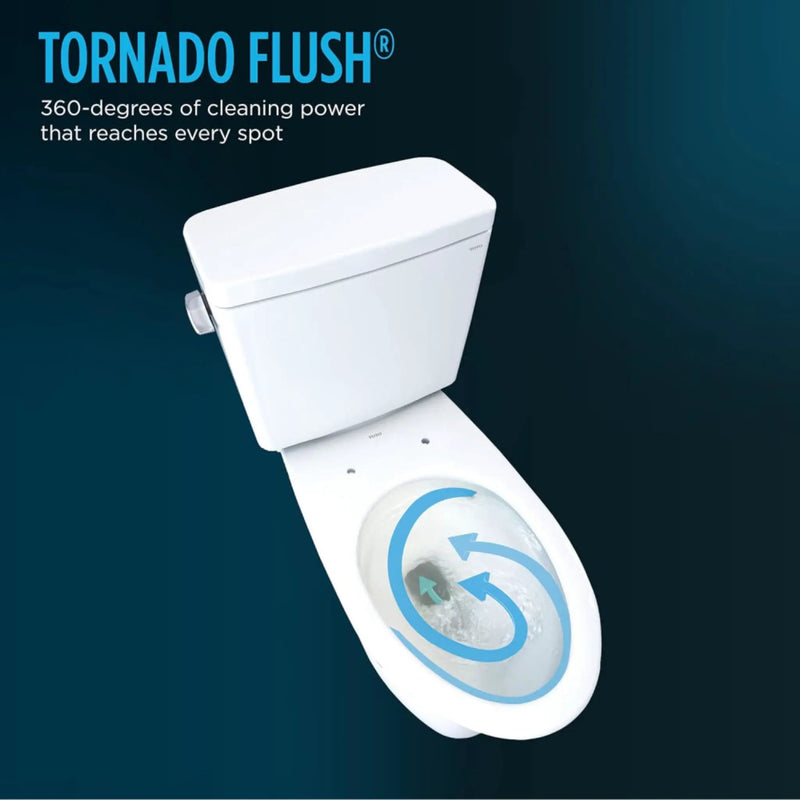 [MW7763084CSFG.10#01] TOTO Drake 1.6 GPF ELongated Chair Height Toilet With C5 Soft Close Bidet Seat (SAK71312) by SAKSBY WHOLESALE