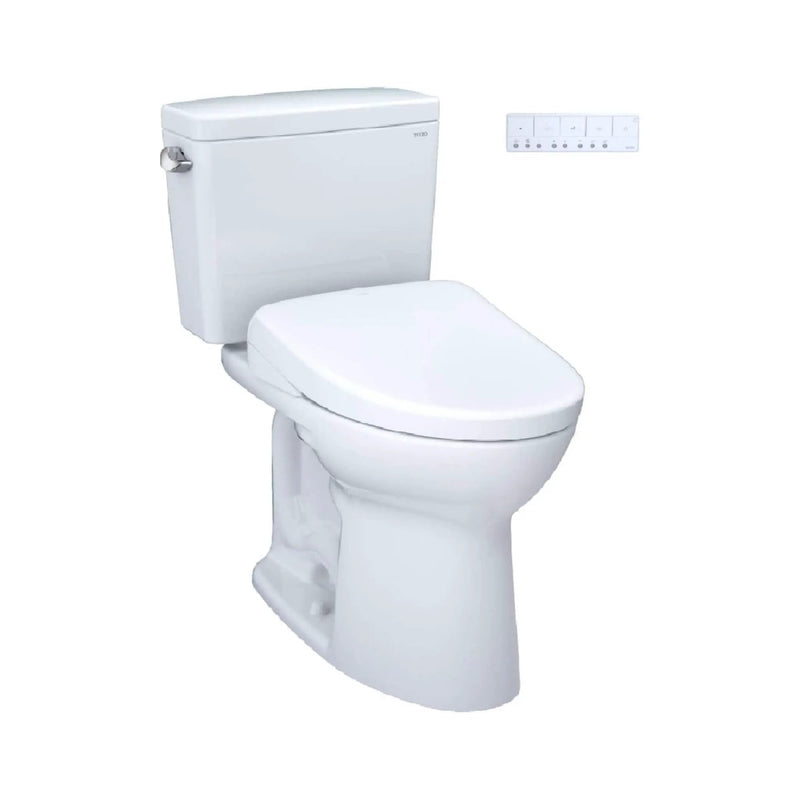 [MW7764726CEFG#01] TOTO Drake 1.28 GPF Electric Chair Height Toilet With Washlet S7 Heated Bidet Seat And Tornado Flush (SAK36508) by SAKSBY WHOLESALE