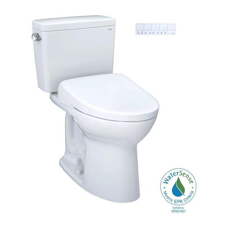 [MW7764726CSFG.10#01] TOTO Drake 1.6 GPF Elongated Chair Height Toilet With S7 Bidet Seat And 10" Rough In (SAK89024) by SAKSBY WHOLESALE