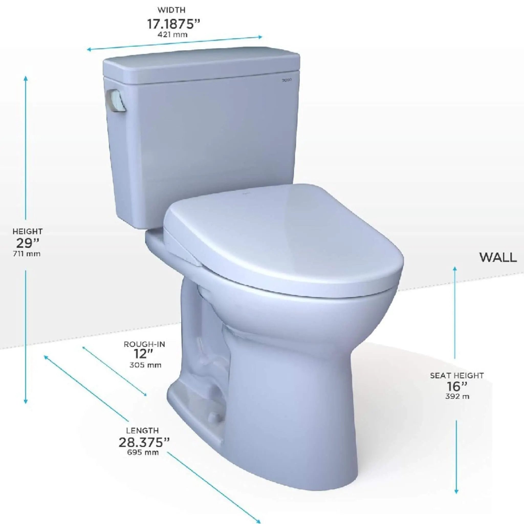 [MW7764726CSGA#01] TOTO Drake 1.6 GPF With Washlet S7 Auto Flush Elogated Bidet Seat Toilet (SAK39475) by SAKSBY WHOLESALE