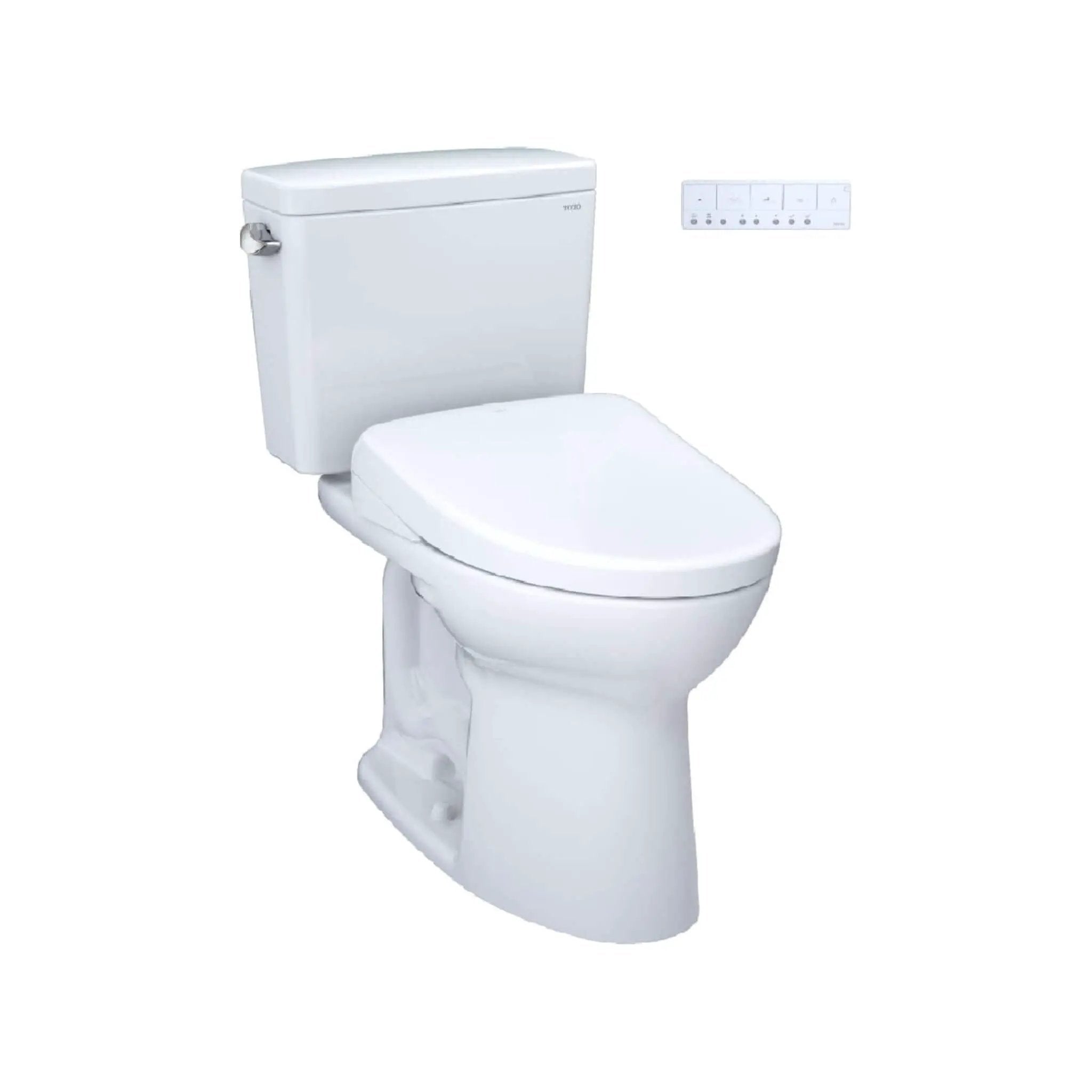 [MW7764736CEFG#01] TOTO Drake 1.28 GPF Elongated Chair Height Toilet W/ Washlet S7A Auto Heated Bidet Seat & EWater+ Technlogy (SAK95423) by SAKSBY WHOLESALE