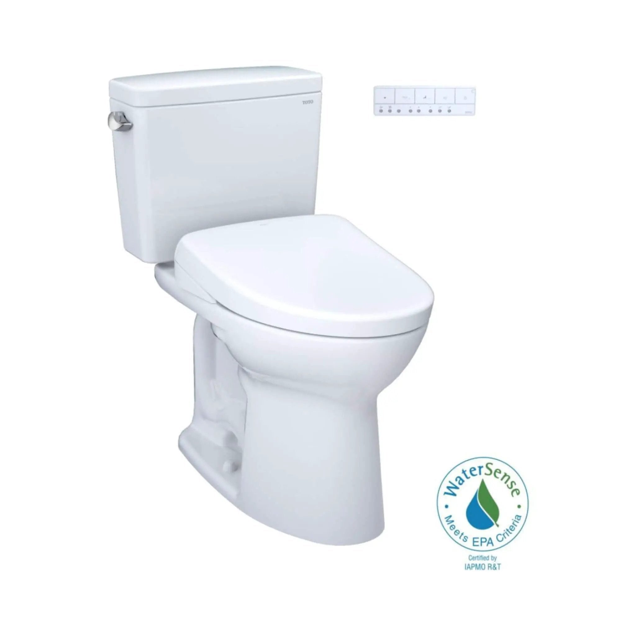 [MW7764736CSFG#01] TOTO Drake 1.6 GPF Elongated Chair Height Toilet W/ Washlet S7A Auto Bidet Seat & EWater+ Technology (SAK56915) by SAKSBY WHOLESALE