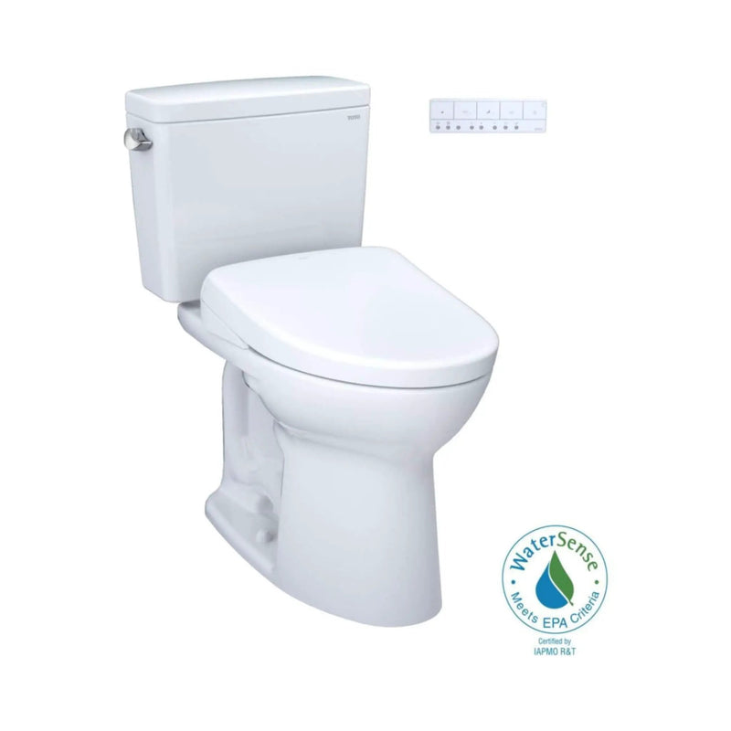 [MW7764736CSFG#01] TOTO Drake 1.6 GPF Elongated Chair Height Toilet W/ Washlet S7A Auto Bidet Seat & EWater+ Technology (SAK56915) by SAKSBY WHOLESALE