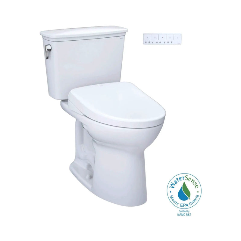 [MW7864726CEFG#01] TOTO Drake 1.28 GPF Elongated Chair Height Toilet Seat With Transitional Washlet S7 (SAK18215) by SAKSBY WHOLESALE