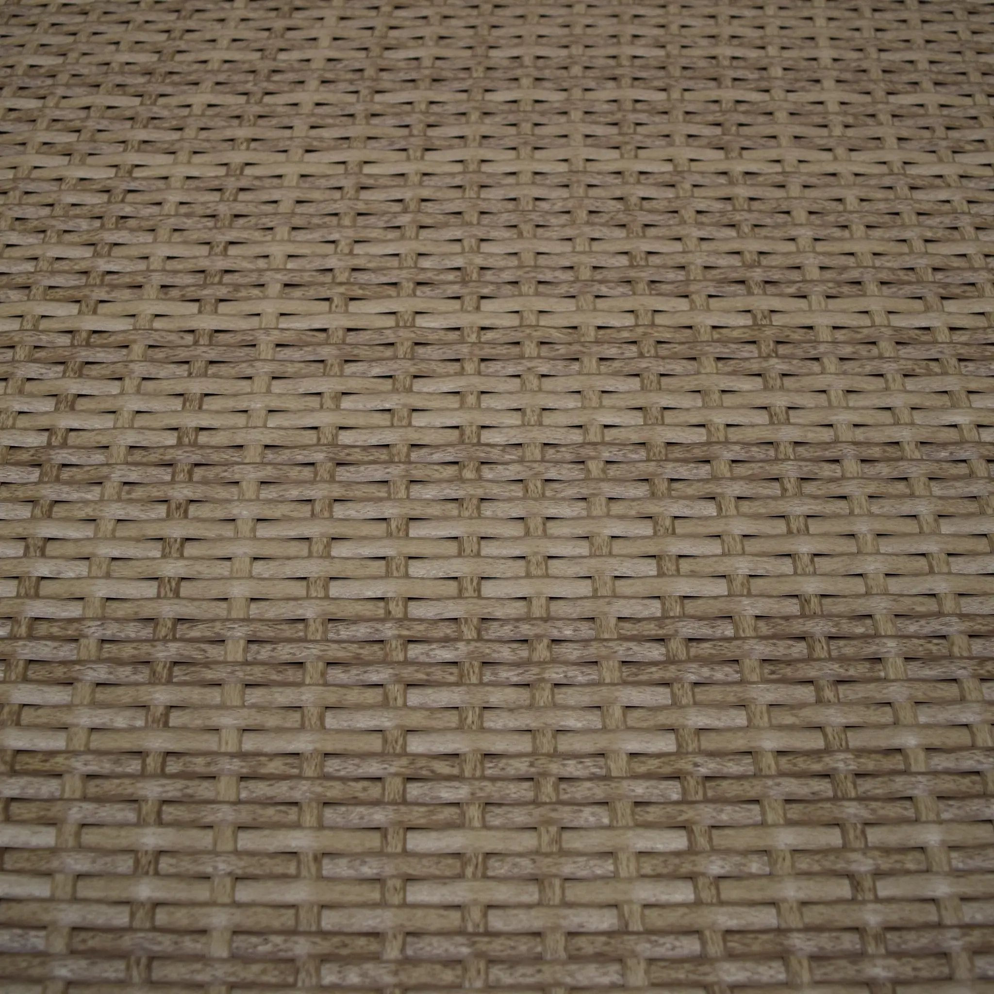Tan Wicker Foldable Patio Balcony Table with Adjustable Clamps by Sharicks