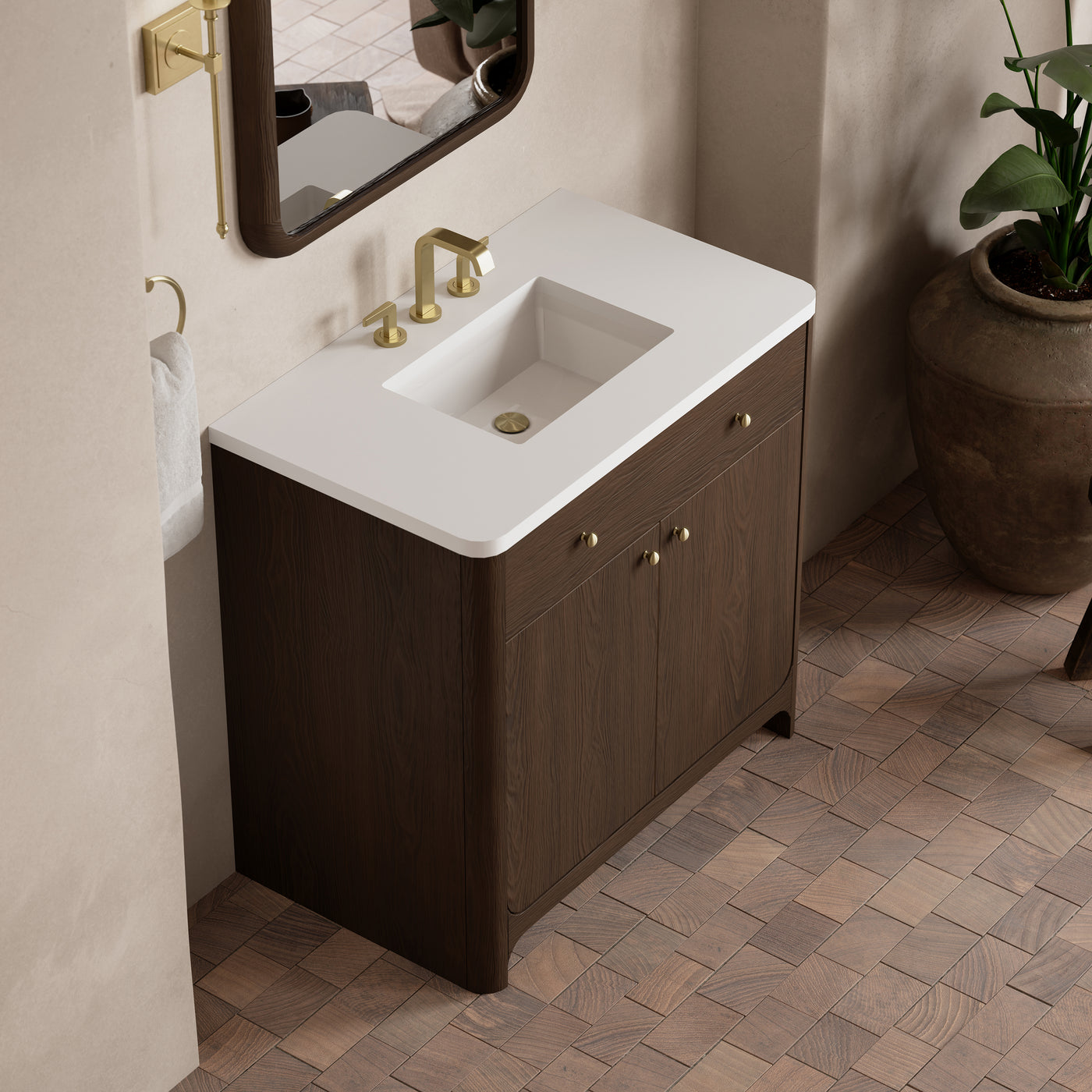 James Martin Gracyn 36" Single Bathroom Vanity, Sable, view 27